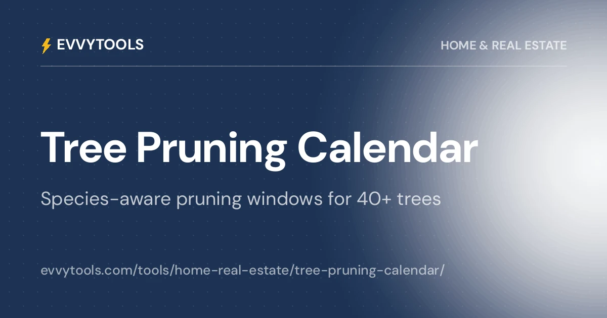 Tree Writing Mathamatics Tree Pruning Calendar — When to Prune 40+ Tree Species | EvvyTools